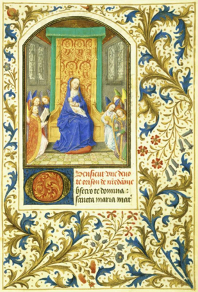 Picture of THE VIRGIN ENTHRONED : BOOK OF HOURS - DETAIL