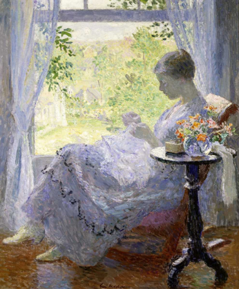 Picture of YOUNG WOMAN SEWING