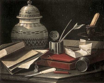 Picture of STILL LIFE WITH WRITING ACCESSORIES
