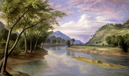 Picture of THE OHIO RIVER NEAR MARIETTA