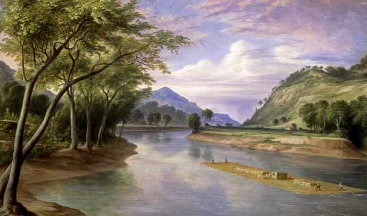 Picture of THE OHIO RIVER NEAR MARIETTA