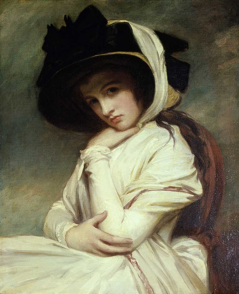 Picture of LADY HAMILTON IN A STRAW HAT