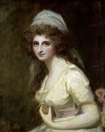 Picture of LADY HAMILTON IN A WHITE TURBAN
