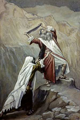 Picture of MOSES DESTROYS THE TABLETS OF THE TEN COMMANDMENTS