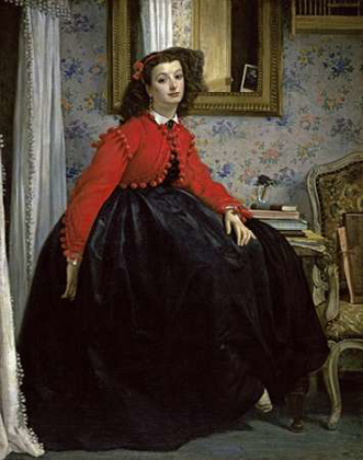 Picture of YOUNG WOMAN IN A SHORT RED JACKET