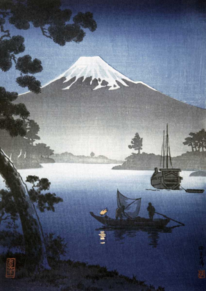 Picture of JAPANESE PRINT - MOUNT FUJI FROM TAGONOURA BY SHINSEI