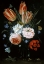 Picture of TULIPS AND ROSES IN A GLASS VASE