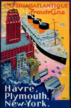 Picture of TRANSATLANTIQUE-FRENCH LINE / PARIS-HAVRE-NEW YORK