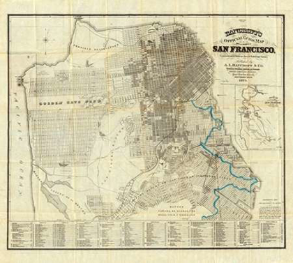Picture of OFFICIAL GUIDE MAP OF CITY AND COUNTY OF SAN FRANCISCO, 1873