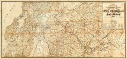 Picture of THE CENTRAL PART OF THE STATE OF CALIFORNIA, 1865
