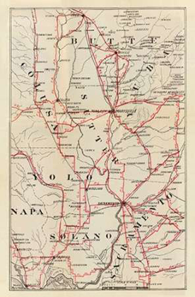 Picture of CALIFORNIA - COLUSA, YOLO, NAPA, BUTTE, YUBA, SUTTER, SOLANO, AND SACRAMENTO COUNTIES, 1896
