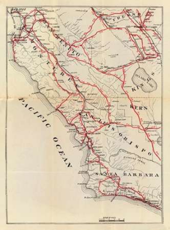 Picture of CALIFORNIA - SAN BENITO, FRESNO, MONTEREY, SAN LUIS OBISPO, KINGS, KERN, AND SANTA BARBARA COUNTIES,