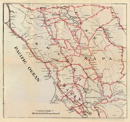 Picture of CALIFORNIA - SONOMA, MARIN, LAKE, AND NAPA COUNTIES, 1896