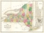 Picture of MAP OF NEW YORK, 1839