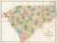 Picture of MAP OF NORTH AND SOUTH CAROLINA, 1839