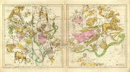 Picture of THE CONSTELLATIONS IN APRIL - SEPTEMBER, 1835