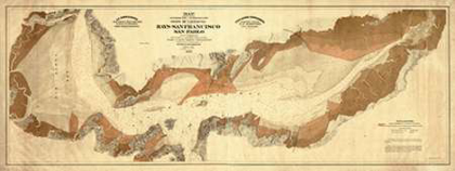 Picture of MAP EXHIBITING THE SALT MARSH AND LANDS ADJACENT TO THE BAYS OF SAN FRANCISCO AND SAN PABLO, 1874