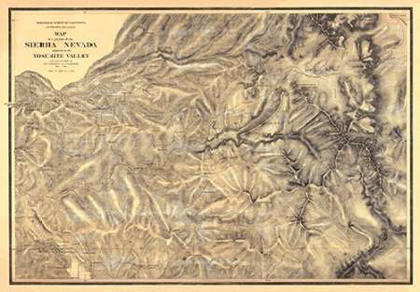 Picture of SIERRA NEVADA ADJACENT TO THE YOSEMITE VALLEY, 1869
