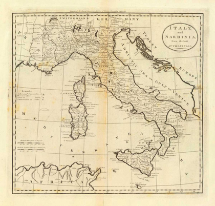 Picture of ITALY AND SARDINIA, 1796