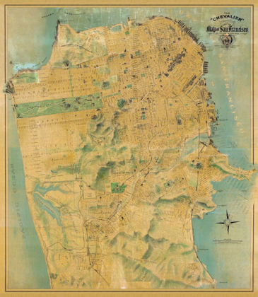 Picture of THE CHEVALIER MAP OF SAN FRANCISCO