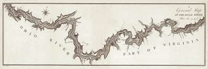 Picture of A GENERAL MAP OF THE RIVER OHIO, PLATE 2, 1796