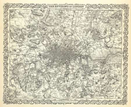 Picture of THE ENVIRONS OF LONDON, 1856