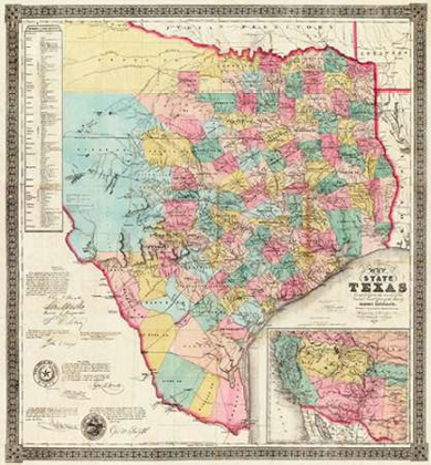 Picture of THE STATE OF TEXAS, 1856