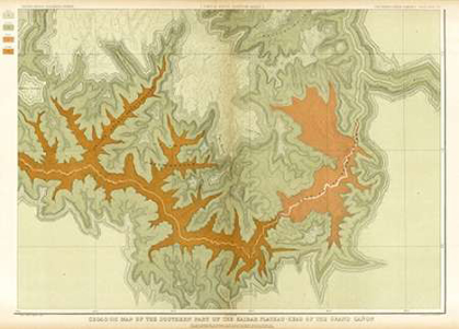 Picture of GRAND CANYON - GEOLOGIC MAP OF THE SOUTHERN PART OF THE KAIBAB PLATEAU (PART IV. SOUTH-EASTERN SHEET