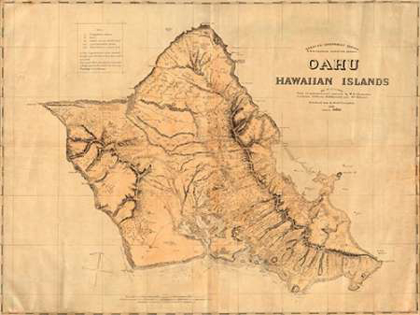 Picture of OAHU, HAWAIIAN ISLANDS, 1881