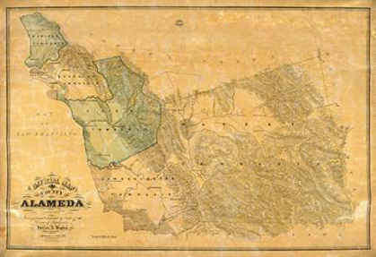 Picture of THE COUNTY OF ALAMEDA CALIFORNIA, 1857