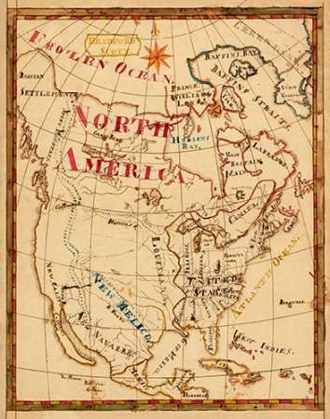 Picture of NORTH AMERICA, 1816