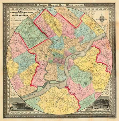 Picture of THE CITY OF PHILADELPHIA, 1847