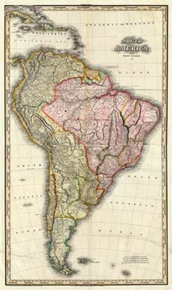 Picture of COMVINTAGEITE: SOUTH AMERICA, WEST INDIES, 1823