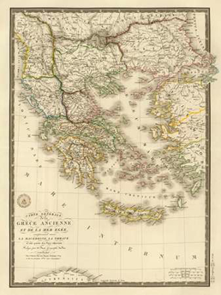 Picture of GRECE ANCIENNE ET DE LA MER EGEE, 1827