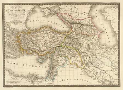 Picture of ASIE-MINEURE, ARMENIE, SYRIE, MESOPOTAMIE, CAUCASE, 1822