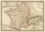 Picture of CARTE GENERALE DES GAULES, 1821