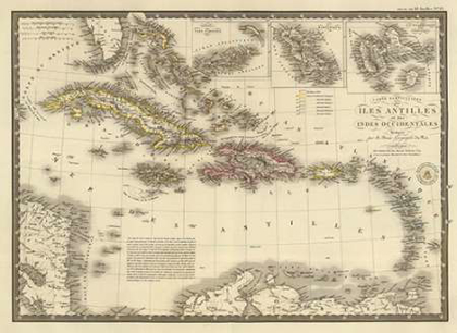 Picture of ILES ANTILLES OU DES INDES OCCIDENTALES, 1828