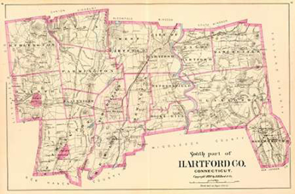 Picture of CONNECTICUT: HARTFORD COUNTY SOUTH, 1893