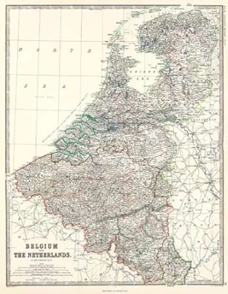 Picture of BELGIUM, NETHERLANDS, 1861