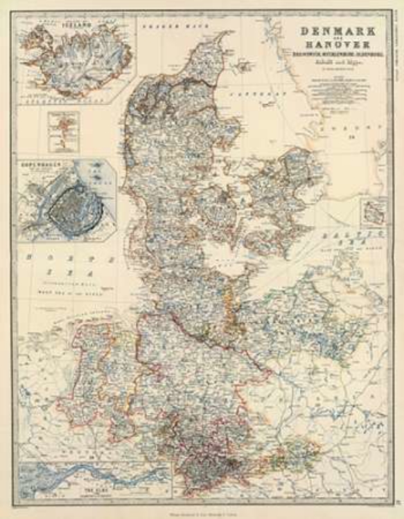 Picture of DENMARK, HANOVER, BRUNSWICK, MECKLENBURG, OLDENBURG, 1861