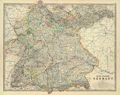 Picture of SOUTHWESTERN GERMANY, 1861