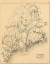 Picture of RAILROAD MAP OF MAINE, 1894