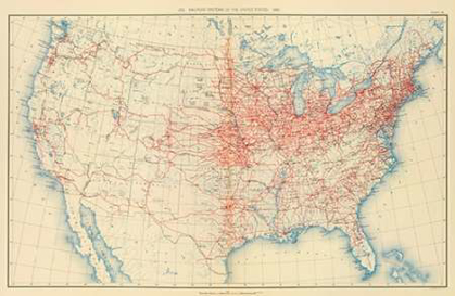 Picture of 60 RAILROAD SYSTEMS 1890