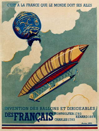 Picture of FRENCH AVIATION: COMMEMORATIVE POSTERS 1 OF 3