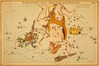 Picture of HERCULES AND CORONA BOREALIS, 1825
