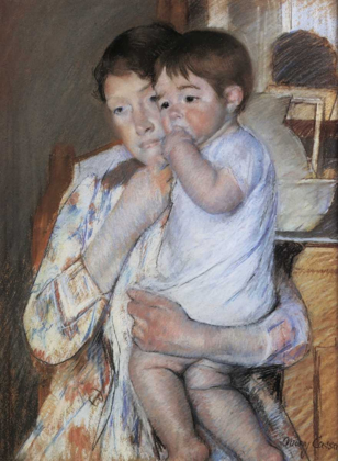 Picture of BABY IN HIS MOTHER ARMS 1889
