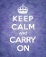 Picture of KEEP CALM AND CARRY ON - VINTAGE PURPLE