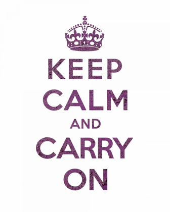 Picture of KEEP CALM AND CARRY ON - TEXTURE VI