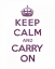 Picture of KEEP CALM AND CARRY ON - TEXTURE VI