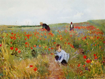 Picture of POPPIES IN A FIELD 1880